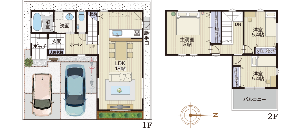 3号地の注文住宅参考図面1