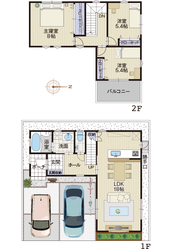 3号地の注文住宅参考図面1