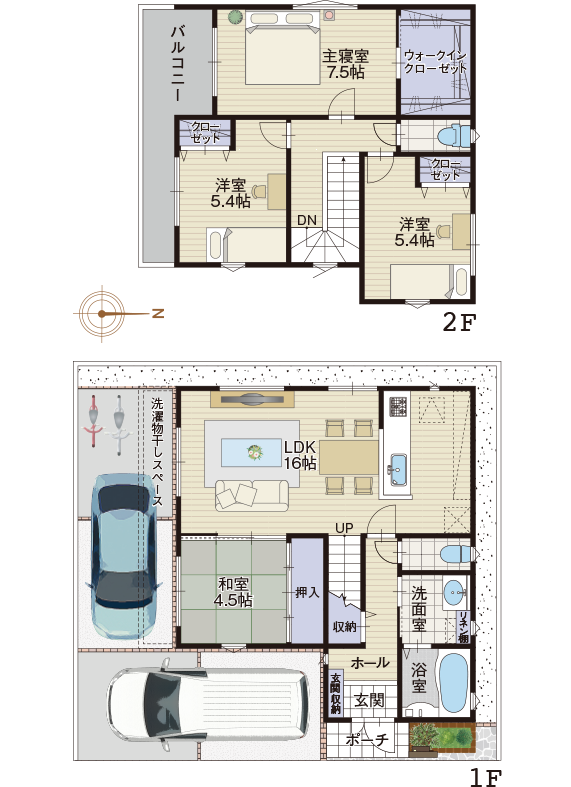 4号地の注文住宅参考図面
